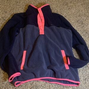 Women’s Navy and Pink Fleece Jacket